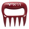 TXM Meat Claws for Shredding Barbecue Claws for Pulled Pork Grill Smoker Meat Paw Claw BBQ Claws Shredding Smoker Cooking Tool - China - 1pc wine red