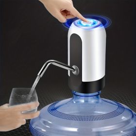 Automatic Electric Water Dispenser Pump; USB Charging Water Bottl Pump; Automatic - Black