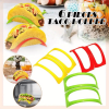 3/6pcs; Mexican Muffin Bracket; Taco Pancake Rack; Taco Holder; Kitchen Food Grade Corn Roll Rack - 3 Pieces Of Red, Yellow And Green