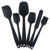 6pcs Silicone Kitchenware Set; Kitchen Supplies; Baking Supplies; Large Scraper; Spatula; Baking Tools; Cake Cream Spatula; Kitchen Tool Set - 6PCS Bl