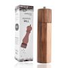 Wooden Salt and Pepper Grinder Set Manual Salt and Pepper Mills for Seasoning; Meal Prep; Cooking; Serving; Dining; BBQ Tools - 1PCS