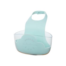 Cloud Sink Drain Basket Household Kitchen Faucet Rack Washing Dish Rag Sponge Pool Storage Hanging Bag - FV05-light blue