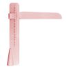 Cake Polisher Smoother Scraper, Cake Edge Smoother Icing Frosting Buttercream Decorating Fondant Scraper Baking Kitchen Polisher Tool - Pink