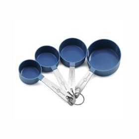 Measuring Cup Set 4 Pieces Stainless Steel Handle Measuring Tool Baking Gadget Tool - 4-PC