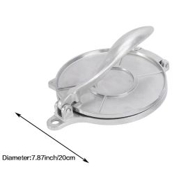 1pc Manual Pastry Press; Mexican Pasta Press; Kitchen Utensils For Home; Restaurant; 7.87"âˆšÃ³7.87" 6.3"âˆšÃ³6.3" - Silvery 7.87inch