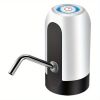 Automatic Electric Water Dispenser Pump; USB Charging Water Bottl Pump; Automatic - White