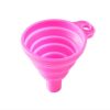 1pc Silicone Small Funnel;  Retractable Folding Funnel - Blue