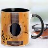 Classical Guitar Cello Mug - One Size