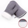 6 Pieces Non-Slip Pot Holders Heat Resistant Insulation Oven Mitts Kitchen Baking Tool - Gray