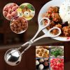 Stainless Steel Meatball Maker Clip Fish Meat Ball Rice Ball Making Mold Form Tool Kitchen Accessories Gadgets Cuisine - L