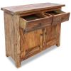 Sideboard Solid Reclaimed Wood 29.5"x11.8"x25.6" - Brown