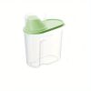 1pc 1.9L Kitchen Cereals Jar; Kitchen Storage Box; Airtight Food Storage Containers; Kitchen Supplies - Green