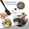 6pcs Silicone Kitchenware Set; Kitchen Supplies; Baking Supplies; Large Scraper; Spatula; Baking Tools; Cake Cream Spatula; Kitchen Tool Set - 6PCS Pi