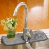 Kitchen Sink Splash Guard Sinkmat for Kitchen Faucet - grey