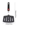 1pc Silicone Spatula Turner; Frying Shovel; Nonstick & Heat Resistant Cooking Spatulas Cookware; Large Flexible Kitchen Utensils BPA - Slotted Spatula