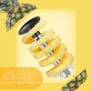 Pineapple Corer;  [Upgraded;  Reinforced;  Thicker Blade] Newness Premium Pineapple Corer Remover - yellow