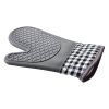 1pcs Silicone Oven Mitts;  Heat Insulation Pad;  Microwave Oven Gloves - grey