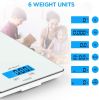 KOIOS USB Rechargeable Food Scale, 33lb/15Kg Kitchen Scale Digital Weight Grams and oz for Cooking Baking - White