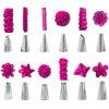 Stainless Steel 83 Pieces Cake Decorating Nozzle Set Baking Tool Decorative Nozzle Set Decorative Tools - blue