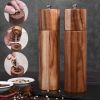 Wooden Salt and Pepper Grinder Set Manual Salt and Pepper Mills for Seasoning; Meal Prep; Cooking; Serving; Dining; BBQ Tools - 1PCS