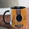 Classical Guitar Cello Mug - One Size